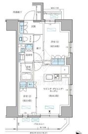パークアクシス住吉ガーデンスクエア 313 間取り図