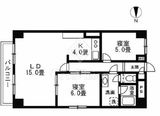 チュリス西麻布 4階 間取り図