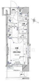 パレステュディオ新宿パークサイド 12階 間取り図