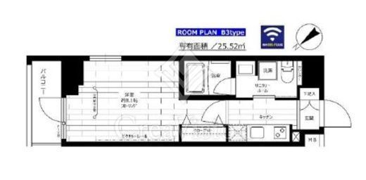 グランドコンシェルジュ鷺宮 8階 間取り図