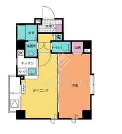 菱和パレス代官山 4階 間取り図