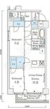 アヴニール三軒茶屋 205 間取り図