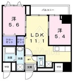 ザ・グラン キース 803 間取り図