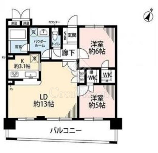 フェイム芝浦インターウェーブ 11階 間取り図
