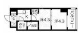 スパシエ蒲田グランドタワー 6階 間取り図