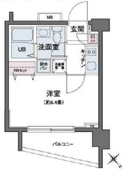 エコロジー都立大学レジデンス 612 間取り図