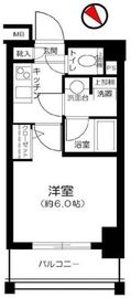 ガーラ・アヴェニュー渋谷 2階 間取り図