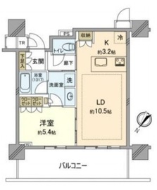 ブリリア有明シティタワー 13階 間取り図