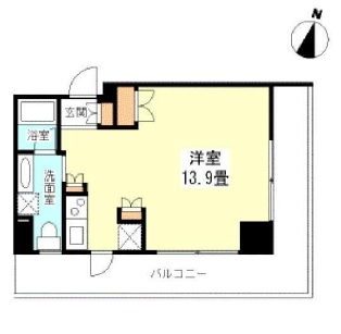 スタイリオ池尻大橋 701 間取り図