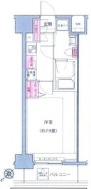 デュアレス愛宕虎ノ門 3階 間取り図