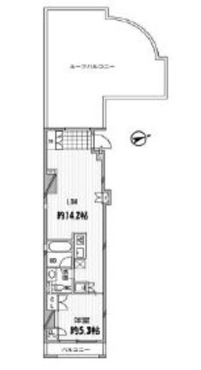 パシフィックコート中延 401 間取り図