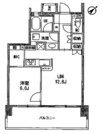 ライオンズシティ白金高輪 1002 間取り図