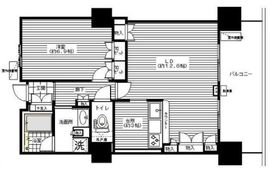 豊洲シエルタワー 6階 間取り図