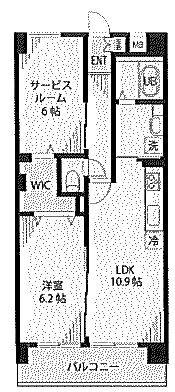 ソレアード茗荷谷 101 間取り図