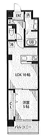 ソレアード茗荷谷 106 間取り図