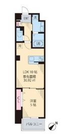 ソレアード茗荷谷 307 間取り図