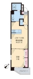 ソレアード茗荷谷 209 間取り図