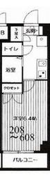 HF武蔵小山レジデンス 208 間取り図
