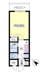 フォレシティ小伝馬町 302 間取り図