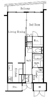 ROX参番館 606 間取り図