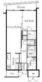 ROX参番館 606 間取り図