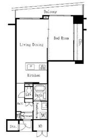 ROX参番館 609 間取り図