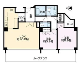 元麻布ガーデン 403 間取り図