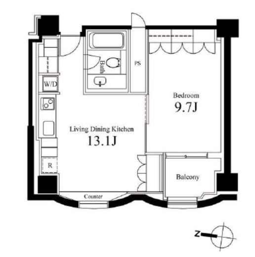 ハンドレッドステイレジデンス 12階 間取り図