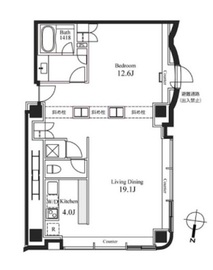 ハンドレッドステイレジデンス 502 間取り図