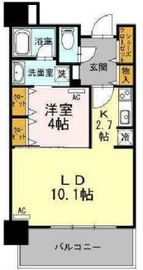 芝浦アイランド グローヴタワー 23階 間取り図