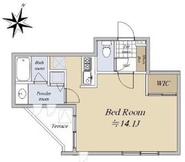 ルーク麻布 101 間取り図