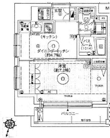 エステムプラザ飯田橋タワーレジデンス 1001 間取り図