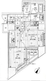 レックス日本橋水天宮プレミアタワー 15階 間取り図