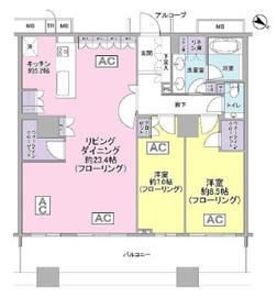 ブリリアマーレ有明 31階 間取り図