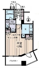 ラヴォーグ南青山 6階 間取り図