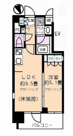 プレサンスロジェ千代田東神田 8階 間取り図