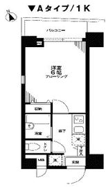 レキシントン・スクエア曙橋 603 間取り図