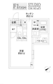 エルスタンザ代々木 314 間取り図