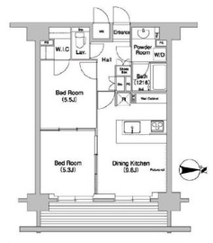 コンフォリア下北沢 707 間取り図