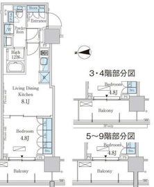 パークアクシス池田山 337 間取り図