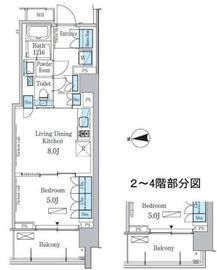 パークアクシス池田山 335 間取り図