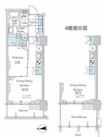 パークアクシス池田山 428 間取り図