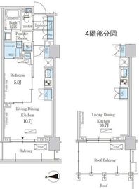 パークアクシス池田山 430 間取り図