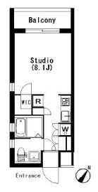 ラティエラ祐天寺 303 間取り図