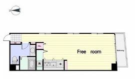 グレンパーク神楽坂 503 間取り図