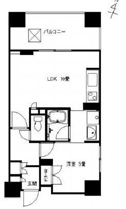 ローレルアイ千代田淡路町 17階 間取り図