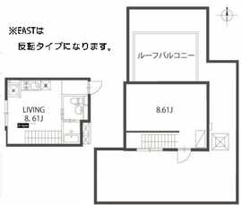 プリンセスライン四谷四丁目 W402 間取り図
