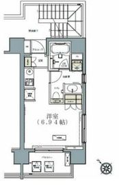 ガーデニア赤坂 1103 間取り図