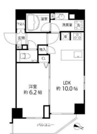 麻布十番レジデンス 701 間取り図