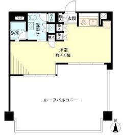 ベルメゾン芝 1102 間取り図